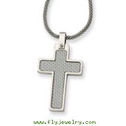 Stainless Steel Cross Pendant Necklace