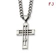 Stainless Steel Cross Pendant Necklace