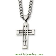 Stainless Steel Cross Pendant Necklace