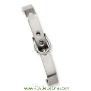 Stainless Steel Fancy Belt Hinged Bracelet