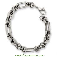Stainless Steel Fancy Link Bracelet