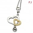 Stainless Steel Heart Pendant chain