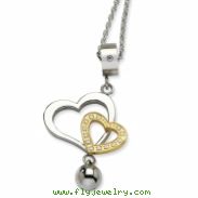 Stainless Steel Heart Pendant chain