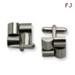 Stainless Steel Satin Cuff Links