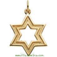 STER 20.25X18.00 MM P STAR OF DAVID