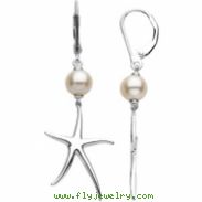 Sterling Silver - Freshwater Cultured Pearl Earrings