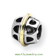 Sterling Silver & 14K Gold Reflections Bali Bead