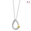 Sterling Silver & Gold-plated A Tear Of Love 18
