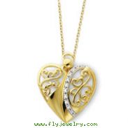 Sterling Silver & Gold-plated Angel Of Love 18" Necklace