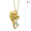 Sterling Silver & Gold-plated Angel Of Protection 18