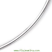 Sterling Silver  Hollow Polished Neck Collar Necklace