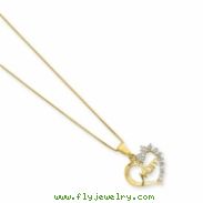 Sterling Silver & Vermeil Diamond Mom Necklace chain