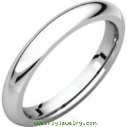 Sterling Silver 03.00 mm Comfort Fit Band