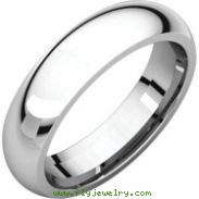 Sterling Silver 05.00 mm Comfort Fit Band