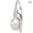Sterling Silver 09.50- Freshwater Cultured Pearl Pendant