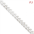 Sterling Silver 11mm Curb Chain anklet