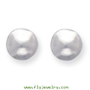 Sterling Silver 12mm Half Ball Earrings