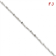 Sterling Silver 1.2mm Twisted Serpentine Chain