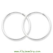 Sterling Silver 1.3mm Hoop Earrings