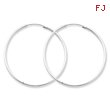 Sterling Silver 1.3mm Hoop Earrings