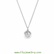 Sterling Silver 15.00 MM First Communion Medal