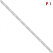 Sterling Silver 1.5mm Figaro Chain bracelet