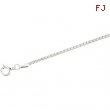 Sterling Silver 16 INCH Popcorn Chain With Spring Ring