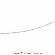 Sterling Silver 18 INCH Bead Chain With Spring Ring