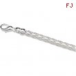 Sterling Silver 18 INCH Solid Wheat Chain