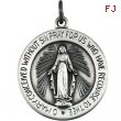 Sterling Silver 18.00 MM Miraculous Medal