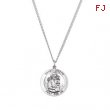 Sterling Silver 18.00 MM St. Joseph Medal