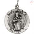 Sterling Silver 18.00 MM St. Patrick Medal