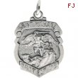 Sterling Silver 18.00X14.00 MM, ST. MICHAEL MEDAL St. Michael Medal W/out Chain