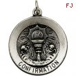 Sterling Silver 18.3 Rd Confirmation Cup Pend Medal