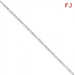 Sterling Silver 1mm Beaded Necklace anklet