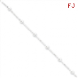 Sterling Silver 1mm Diamond-cut Beaded Chain