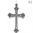 Sterling Silver 26.00 X 18.00 MM Polished CROSS PENDANT