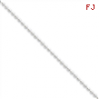 Sterling Silver 2mm Beaded Necklace chain