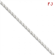 Sterling Silver 2mm Diamond-Cut Spiga Chain