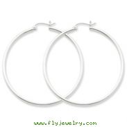 Sterling Silver 2mm Hoop Earrings