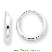 Sterling Silver 2mm Hoop Earrings