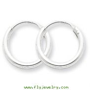 Sterling Silver 2mm Hoop Earrings