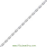 Sterling Silver 3.25mm Cable Chain