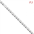 Sterling Silver 3.75mm Figaro Anchor Chain bracelet