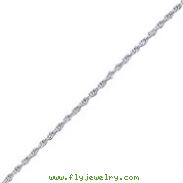 Sterling Silver .3mm Loose Rope Chain