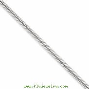 Sterling Silver 3mm Round Snake Chain bracelet