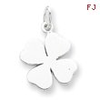 Sterling Silver 4 Leaf Clover Charm