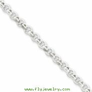 Sterling Silver 4.25mm Rolo Chain