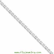 Sterling Silver 4mm Hollow Anchor Chain