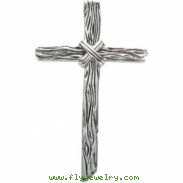 Sterling Silver 50.75 X 32.25 Cross